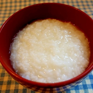 鍋で炊く生米からのおかゆ